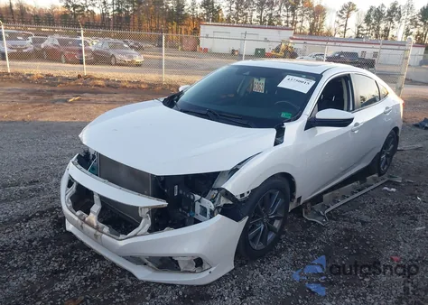 2019 Honda Civic Ex из США, поврежденный, VIN JHMFC1F37KX004936